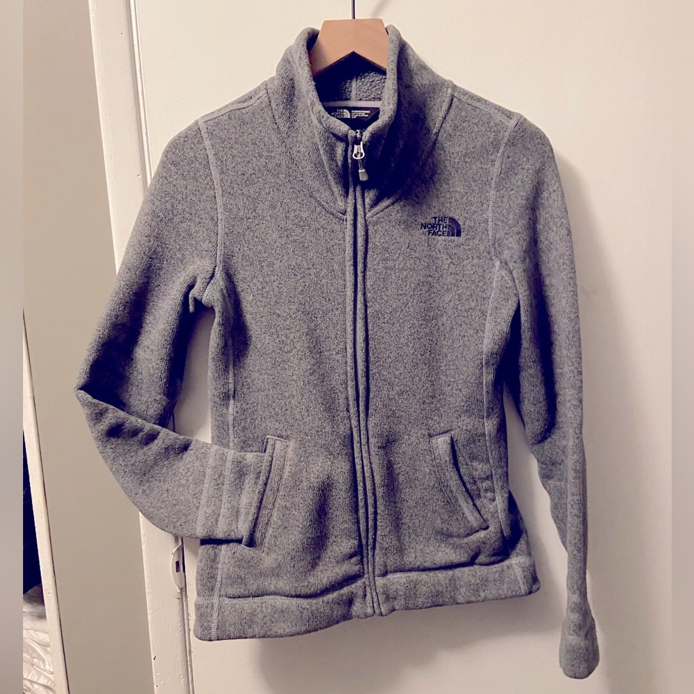 The North Face fleece full zip size small.